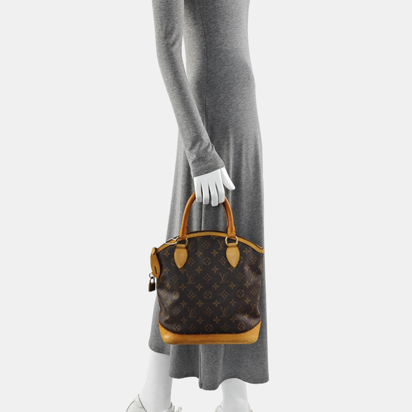 LOCKIT PM Monogram Coated Canvas Brown