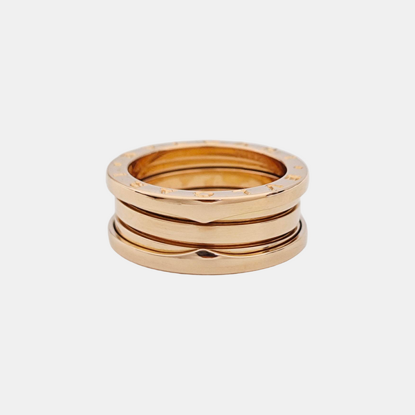 B.ZERO1 18k Rose Gold Ring EU 55