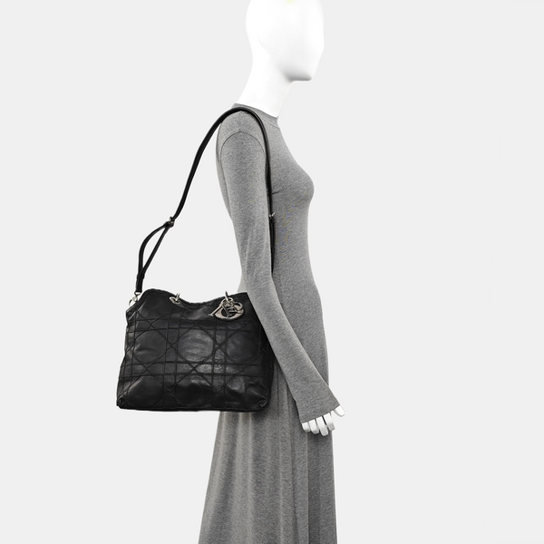 Granville Quilted Lambskin Black