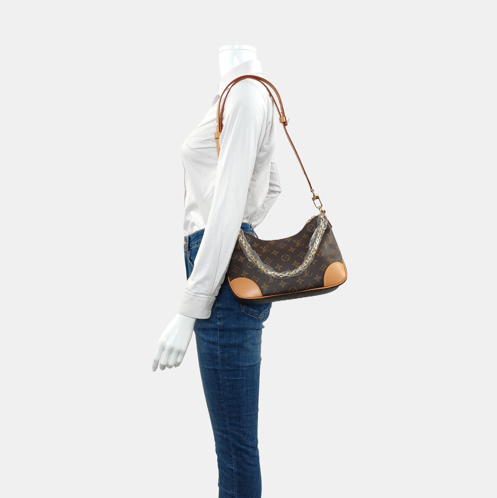 BOULOGNE Monogram Coated Canvas Brown