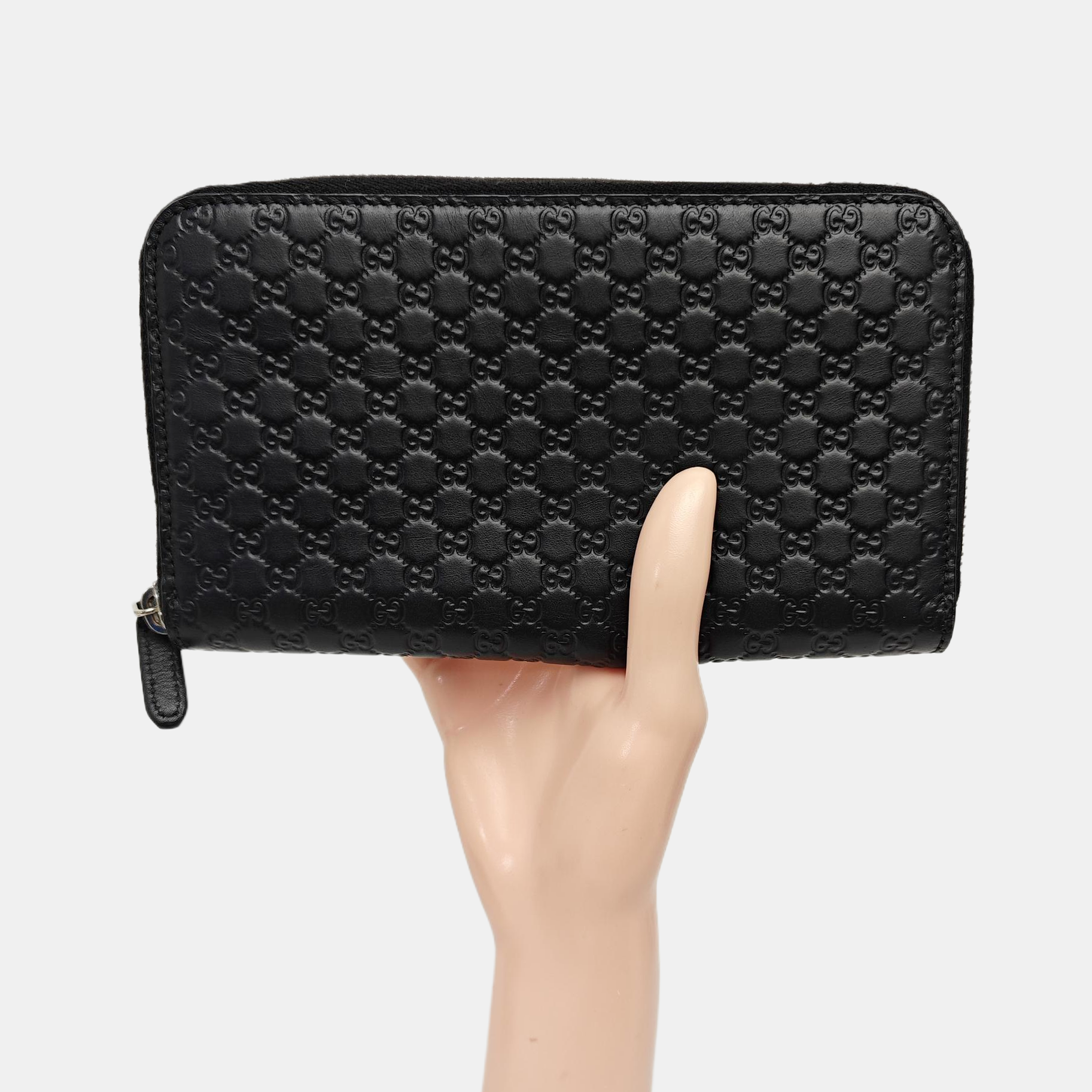 Signature Monogram Calfskin Black Wallet