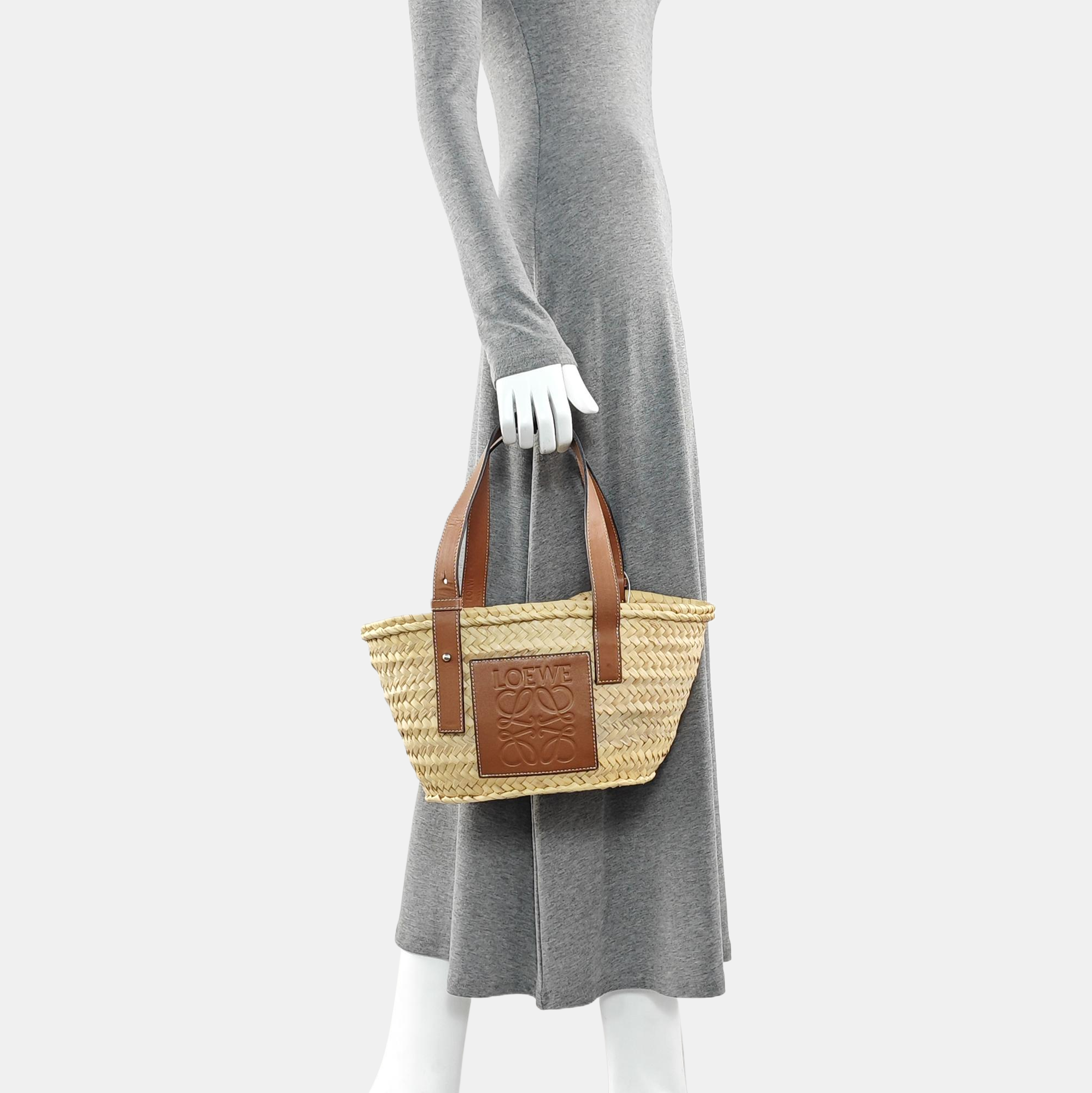 Basket Small Straw Beige