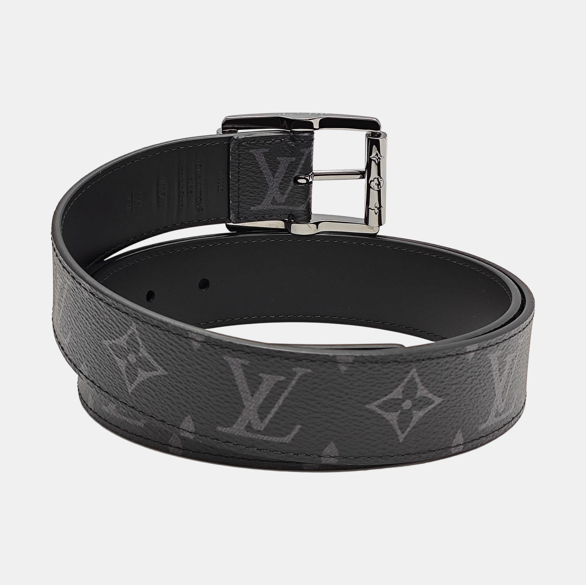 Coated Canvas Belt Black
