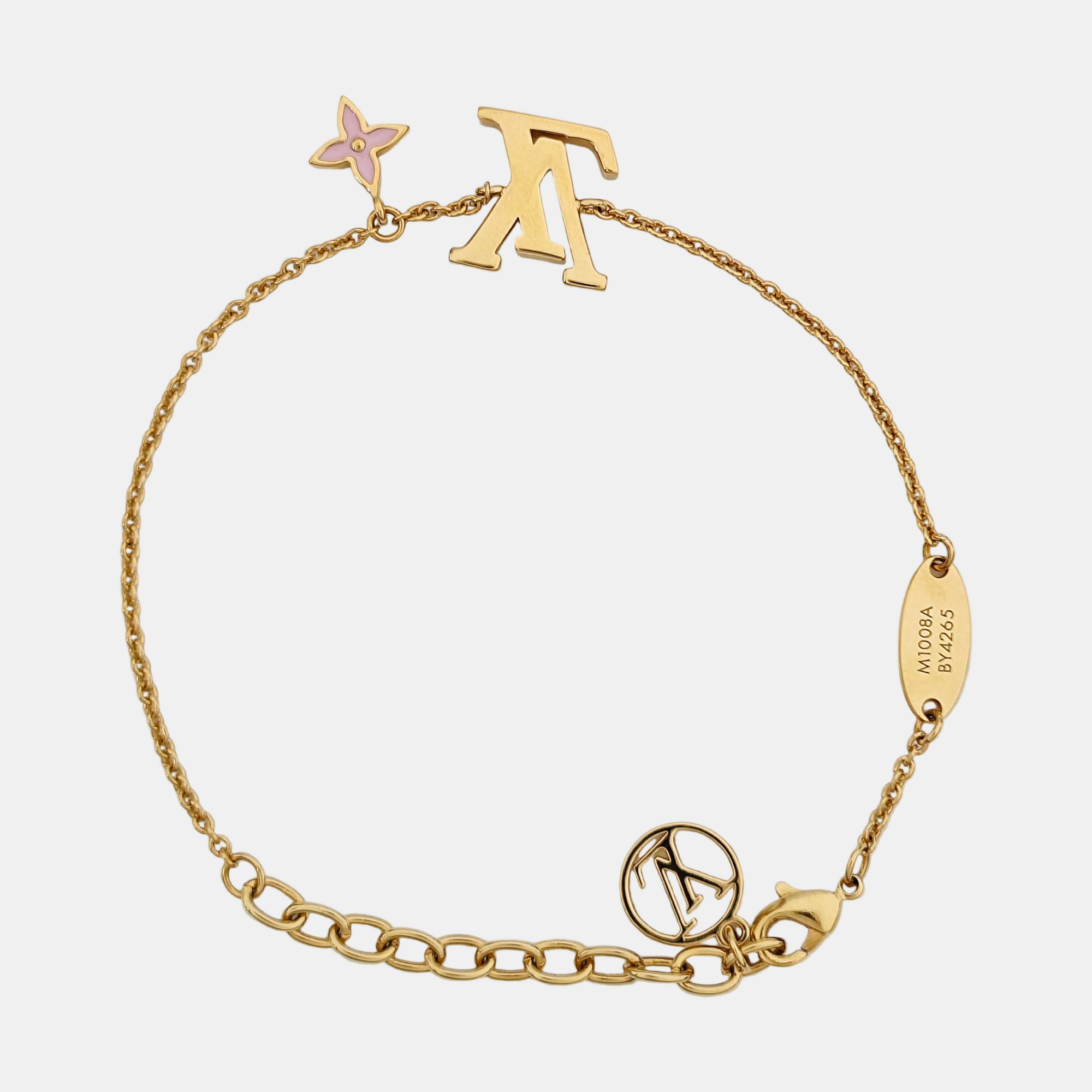 LV ICONIC Brass Gold Bracelet