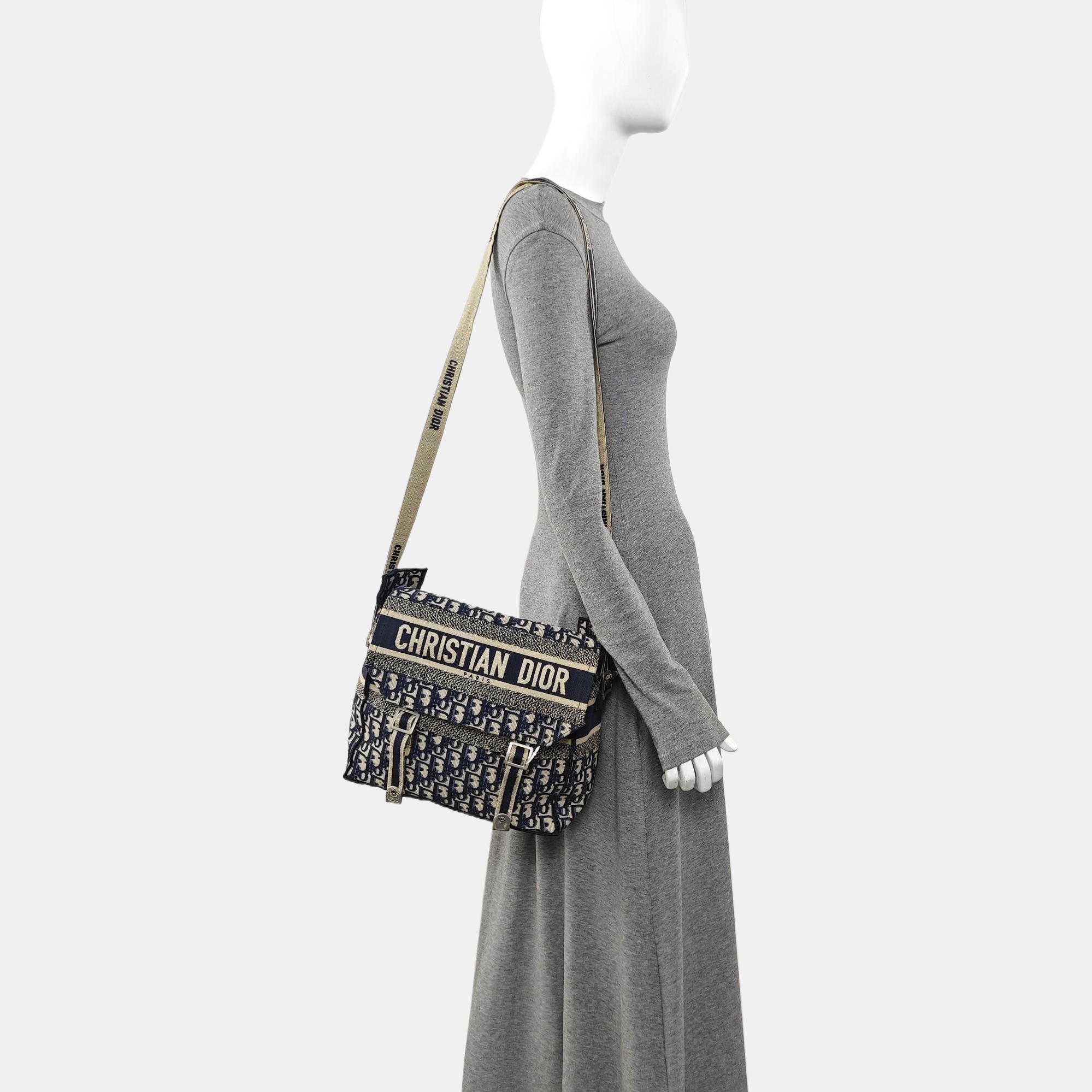 Diorcamp Oblique Canvas Blue