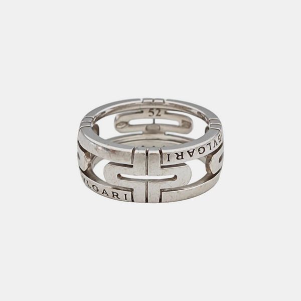 B.ZERO1 Platinum 950 Silver Ring EU 52