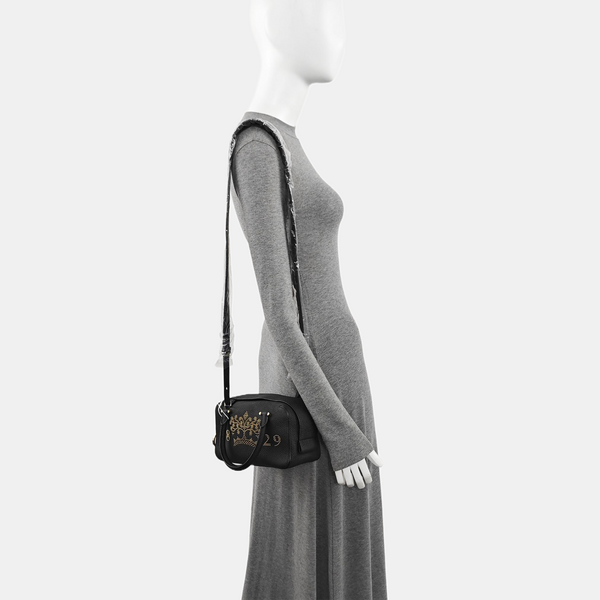 Calfskin Shoulder Bag Black