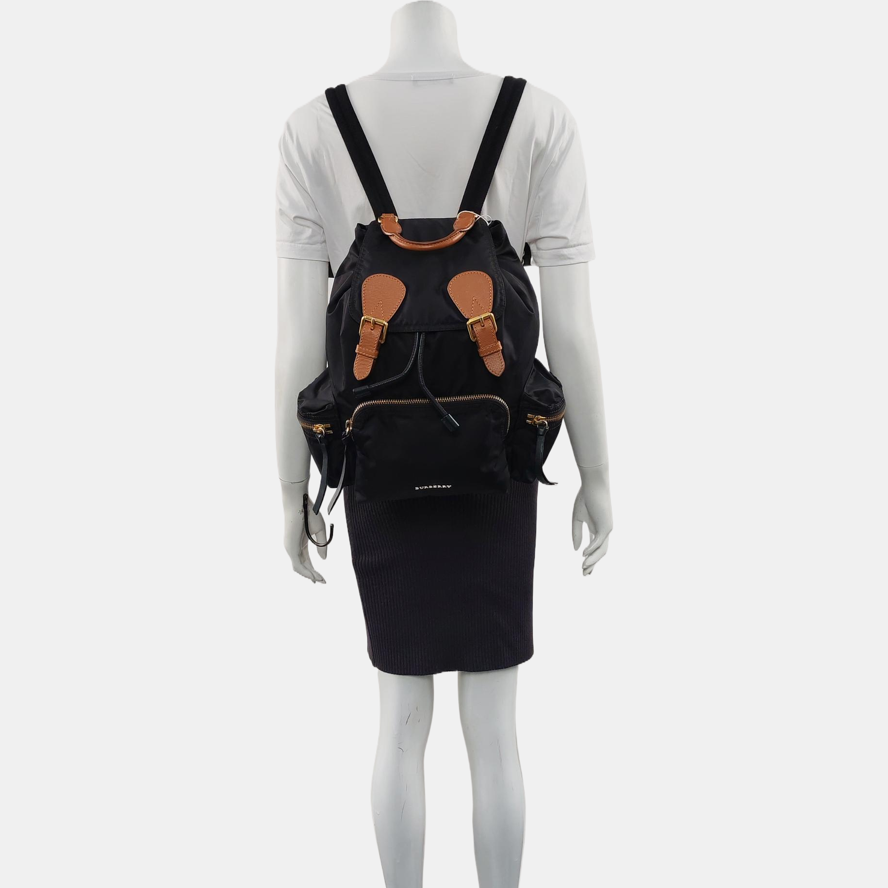 The Rucksack Medium Nylon Black