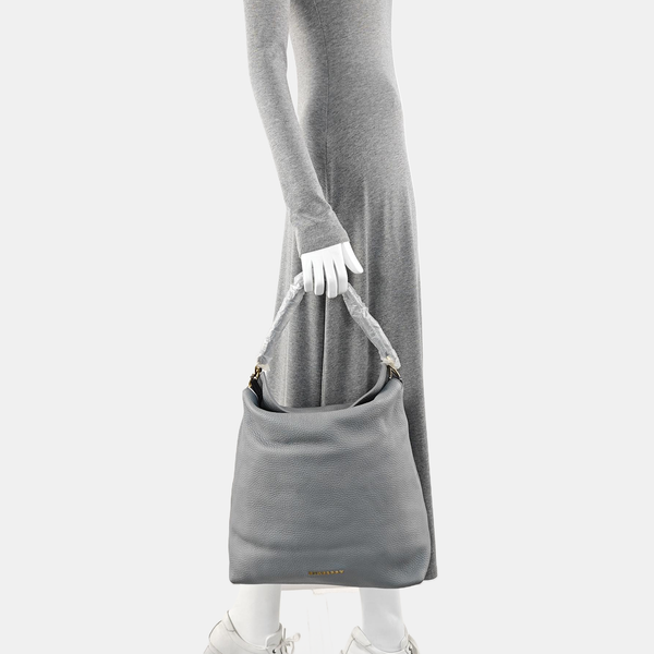 Calfskin Top Handle Bag Blue