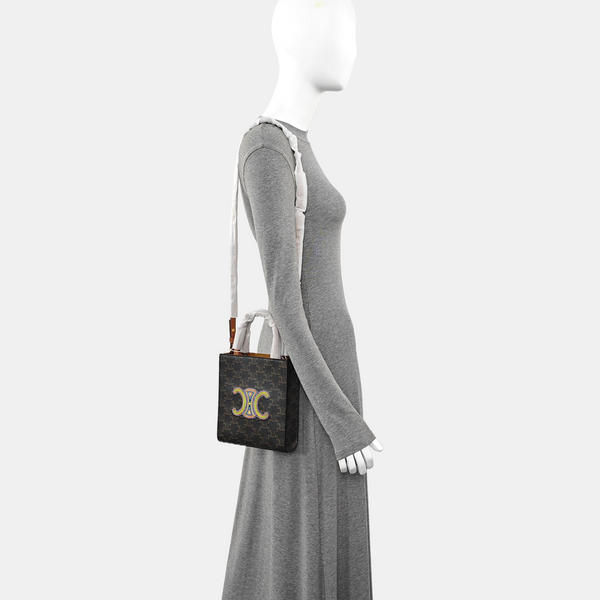 TRIOMPHE Mini Coated Canvas Brown