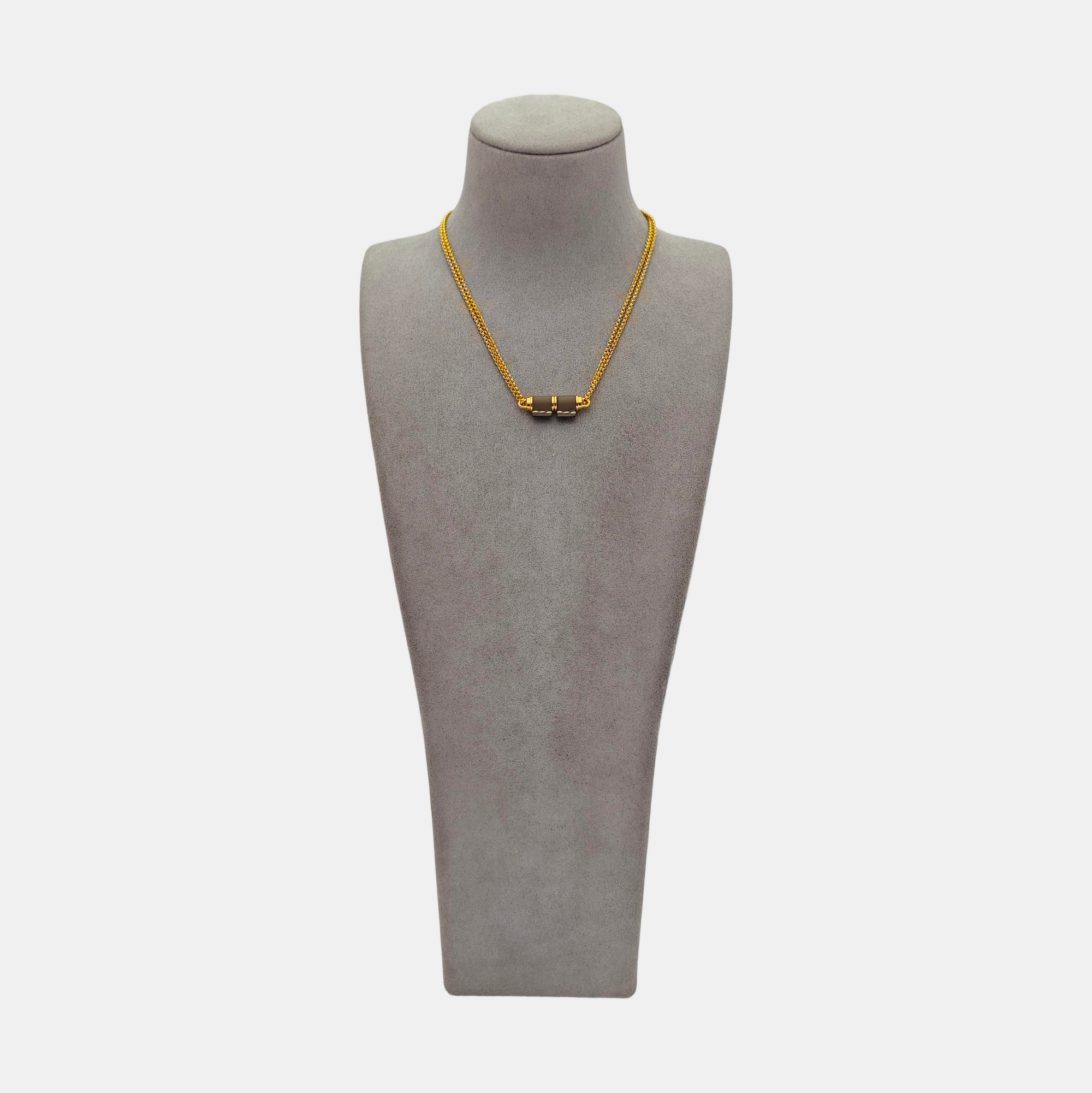 Tournis Tresse Metal Gold Necklace