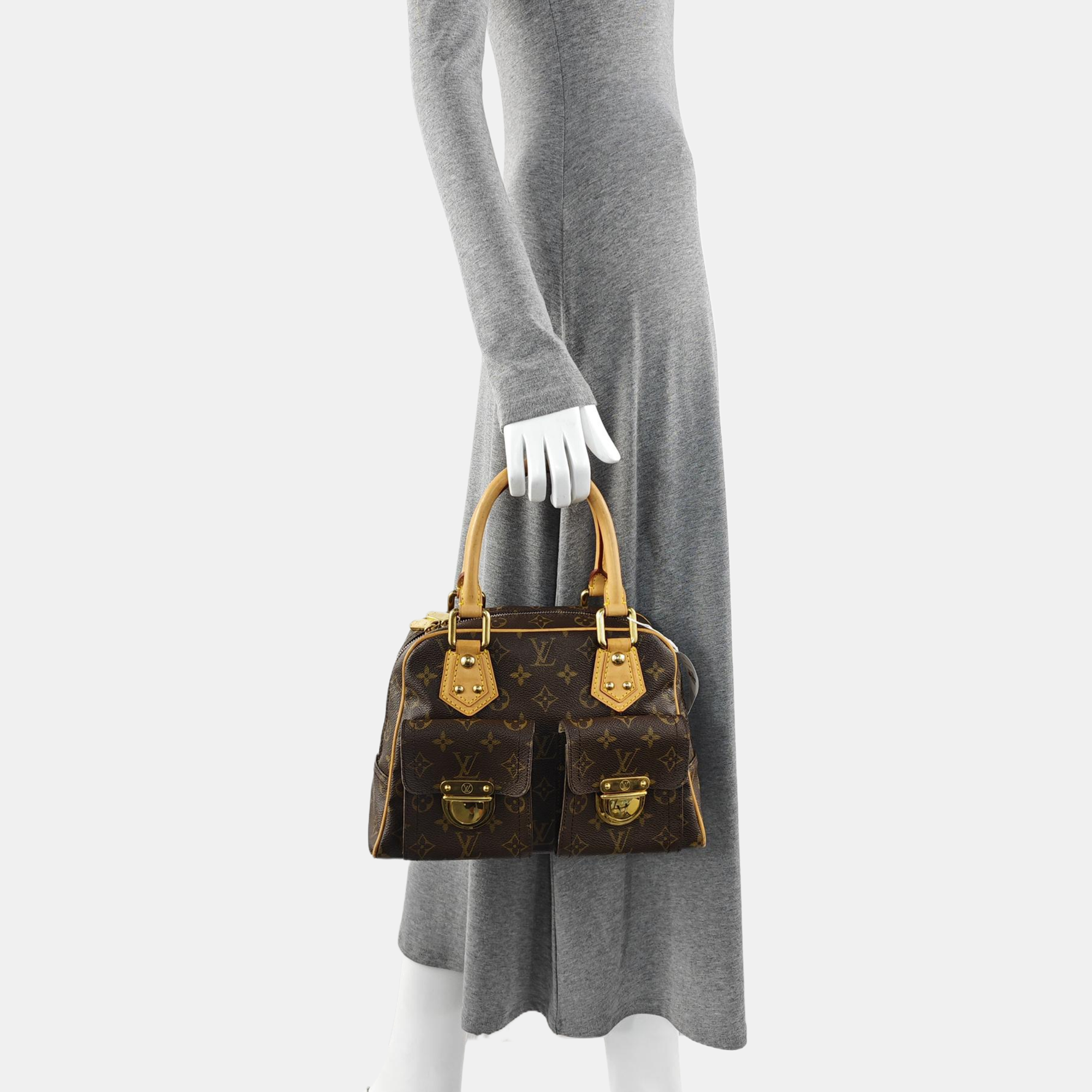 MANHATTAN PM Monogram Coated Canvas Brown