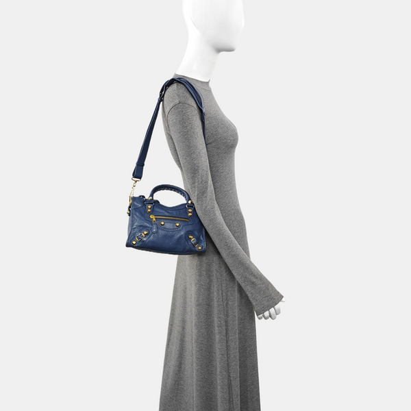 Classic City Mini Lambskin Blue
