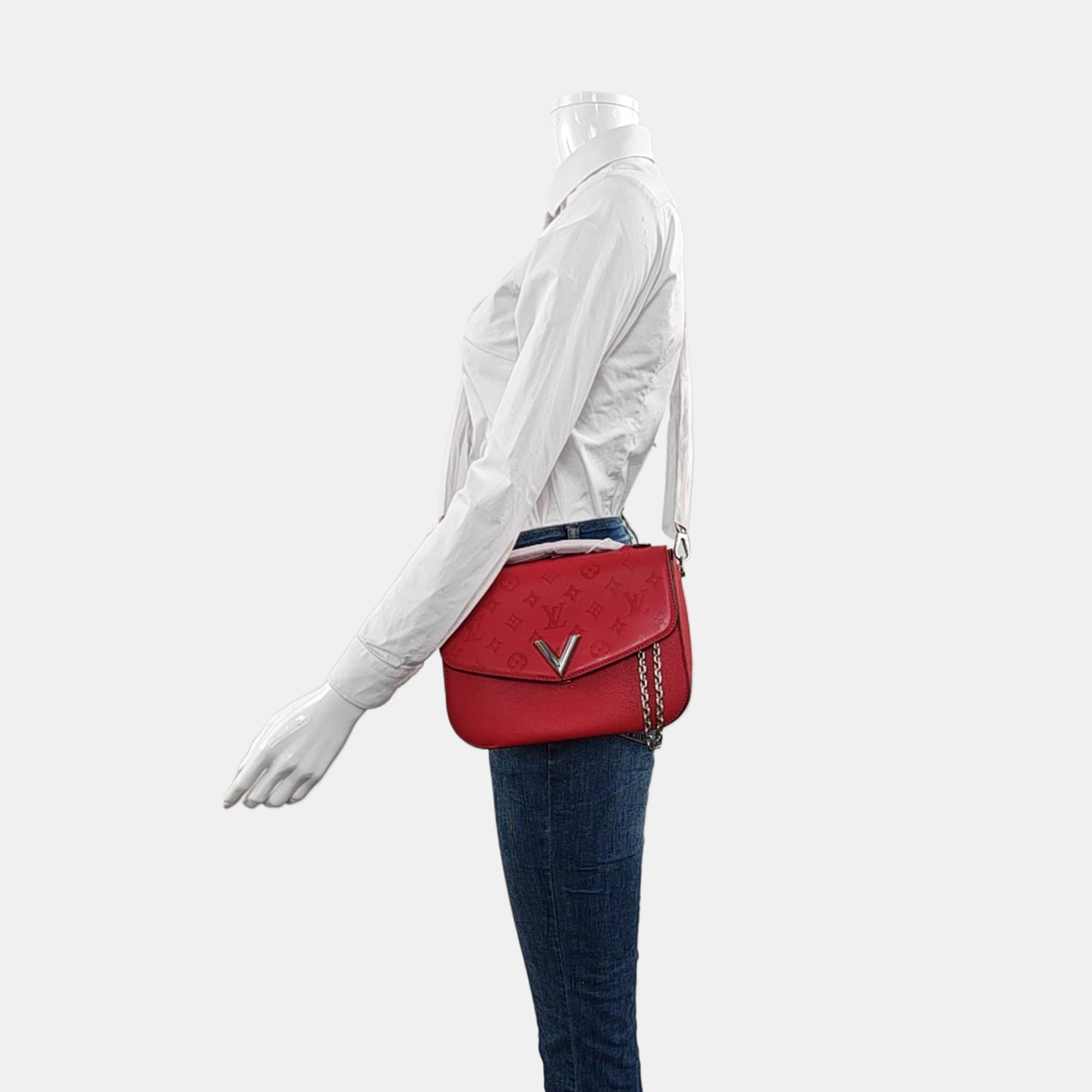 VERY Monogram Calfskin Red