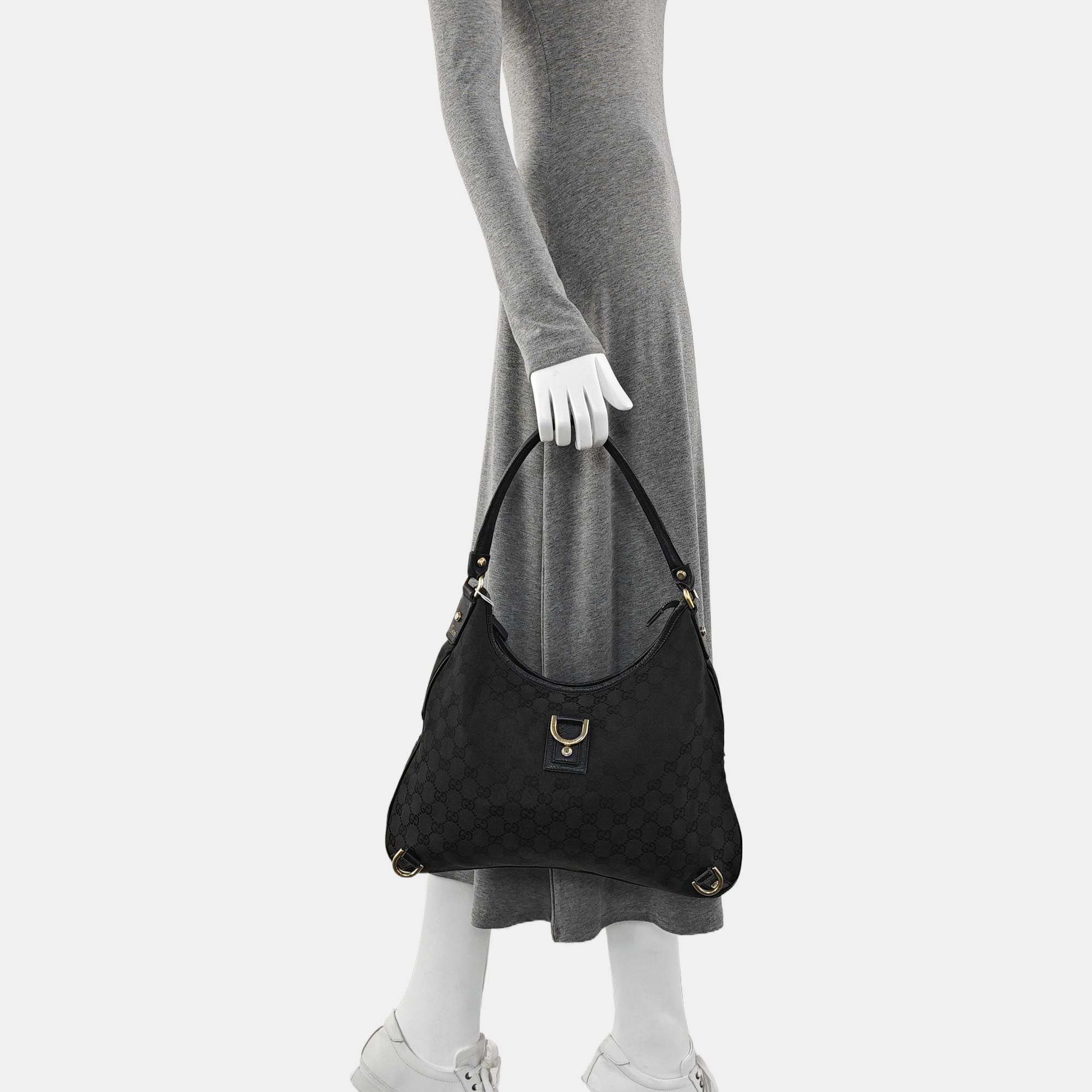 Abbey Monogram Canvas Black