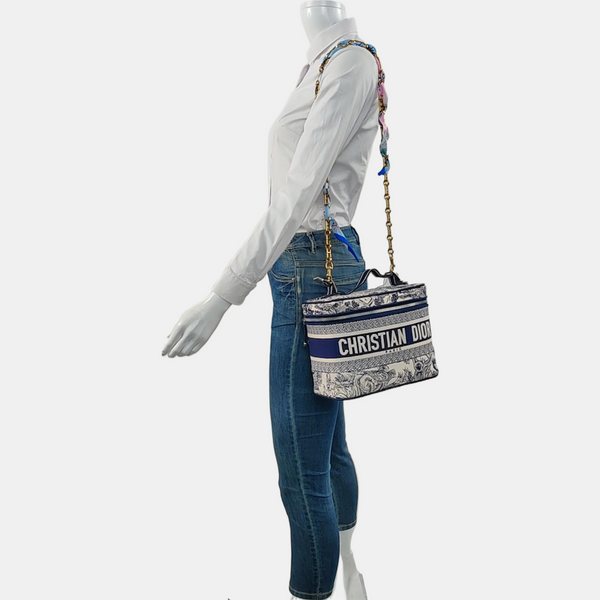 Travel Vanity Fabric Blue