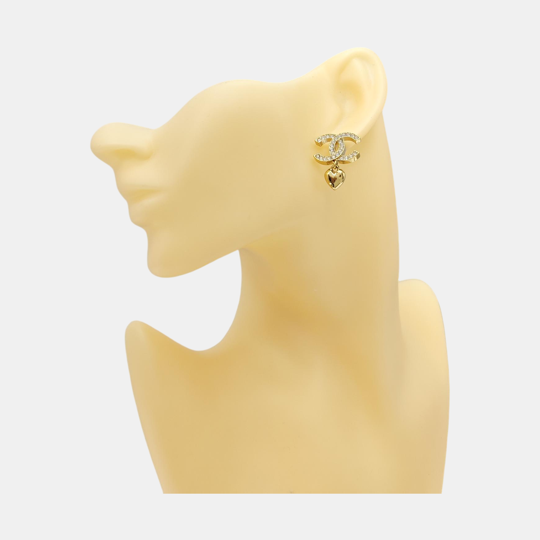 Metal Gold Stud Earrings
