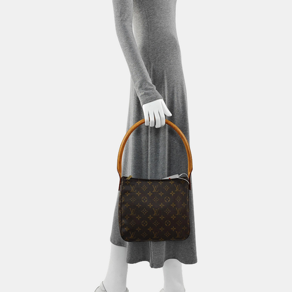LOOPING MM Monogram Coated Canvas Brown