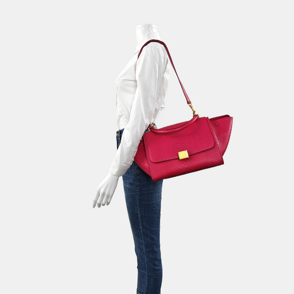TRAPEZE Medium Python Pink