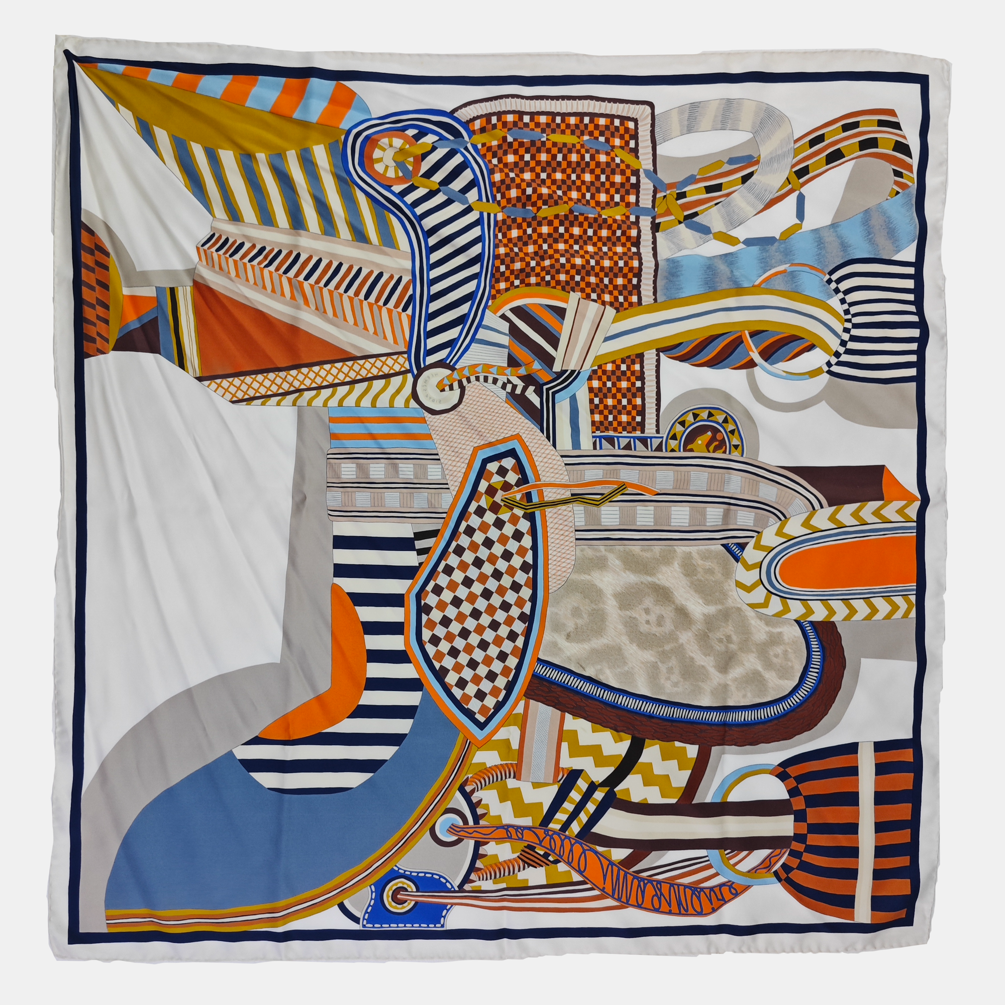Mulberry Silk Silk Scarf Multicolor