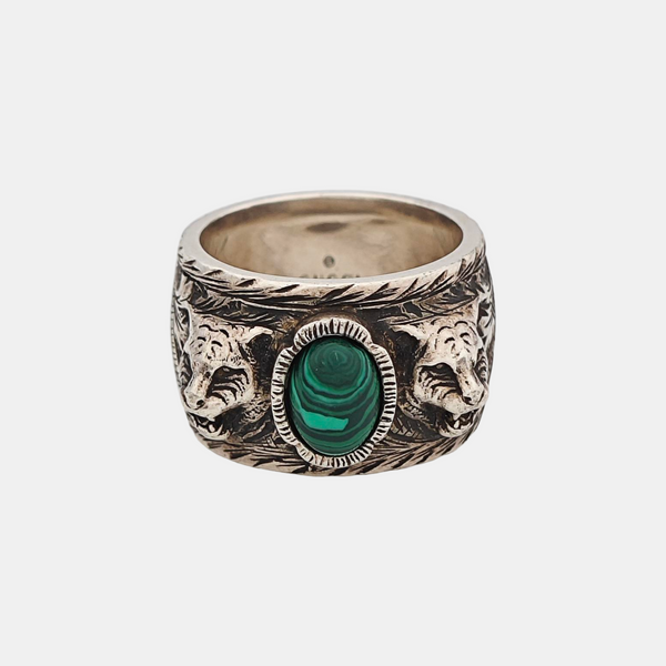 Gucci Garden 925 Sterling Silver Ring EU 60