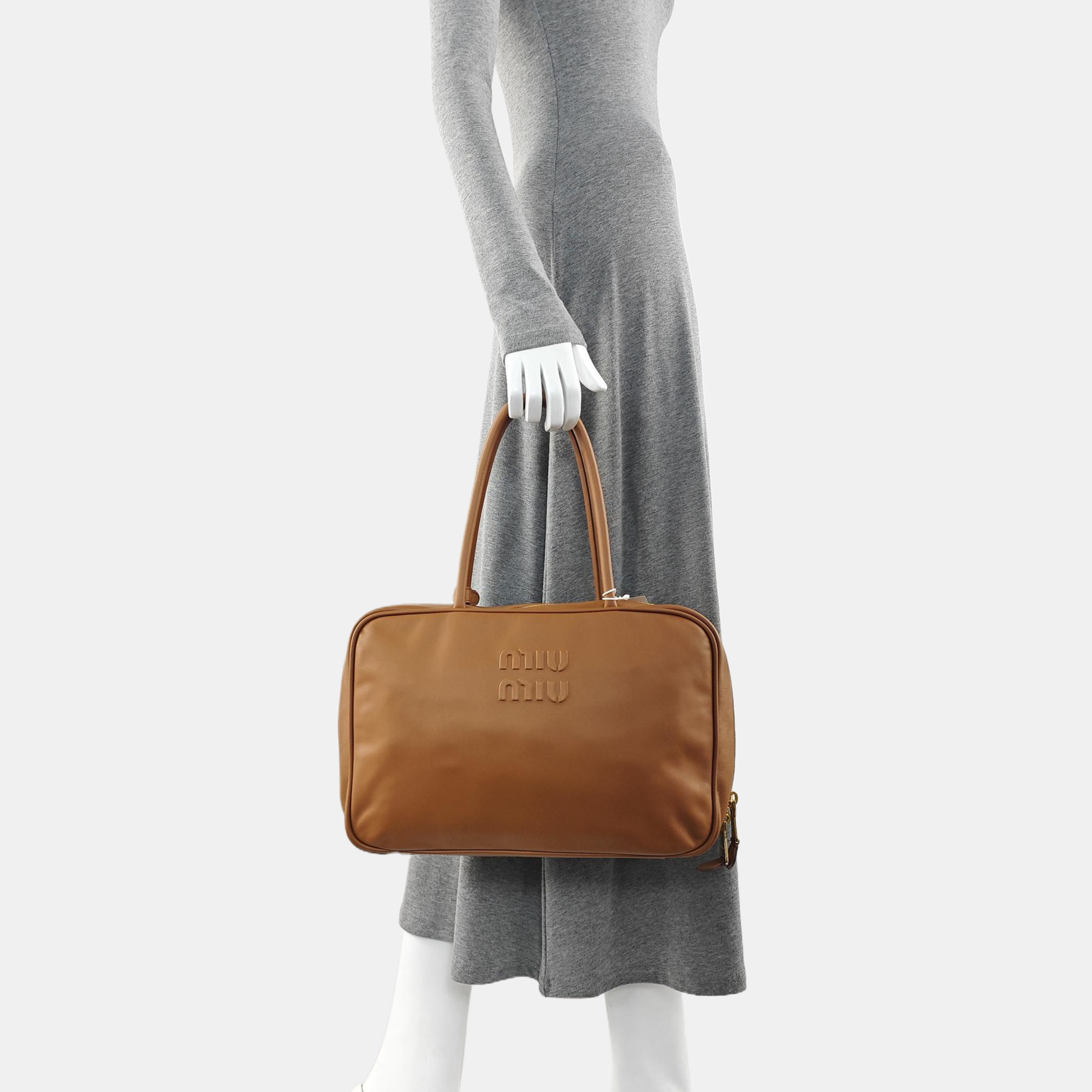 Beau Large Calfskin Brown