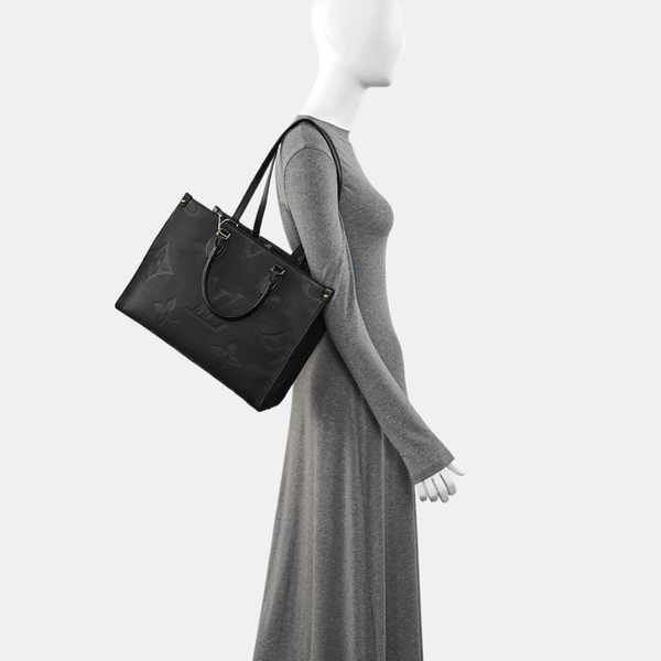 ONTHEGO MM Monogram Calfskin Black