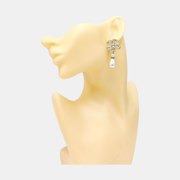 Metal Gold Stud Earrings