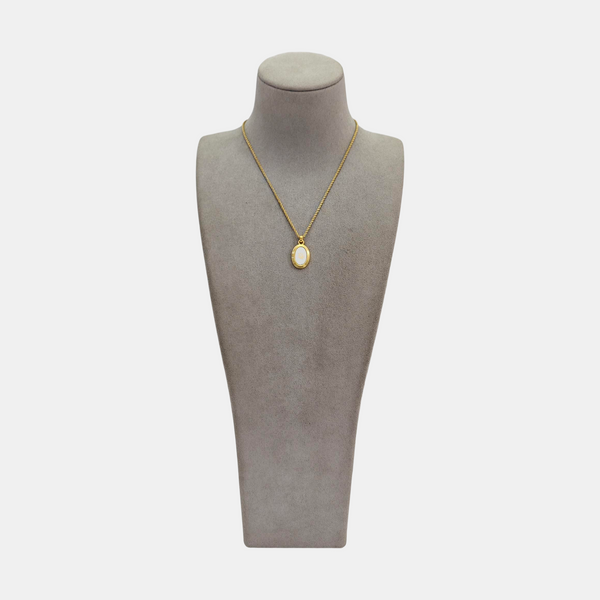 Dior Oblique Metal Gold Necklace