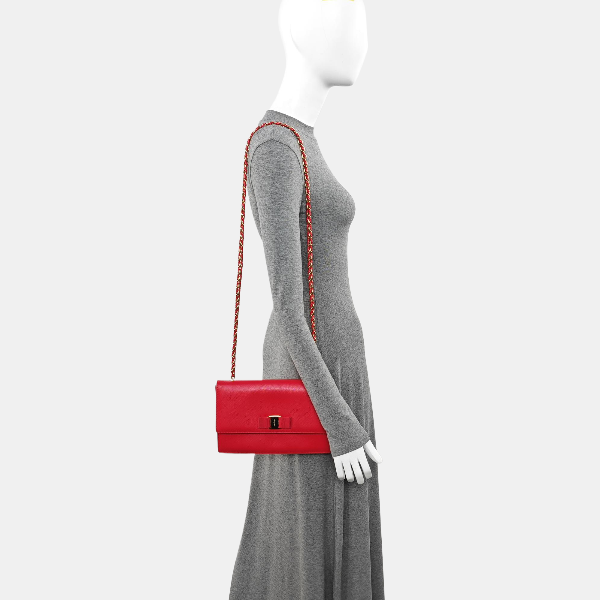 Ginny Calfskin Red
