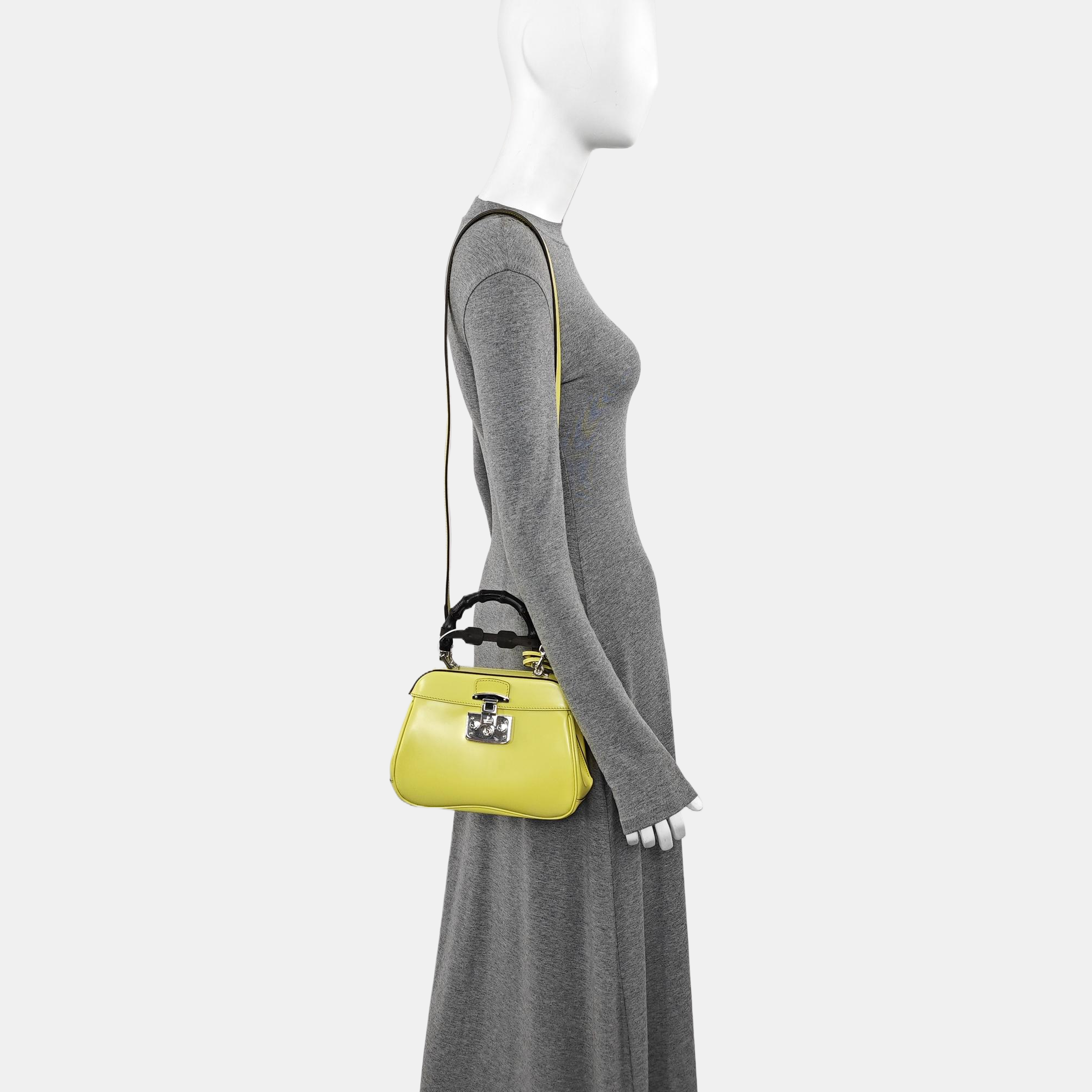 Lady Lock Calfskin Yellow