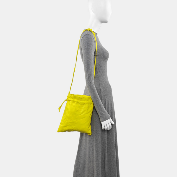 CRYSTAL POUCH Small Lambskin Yellow