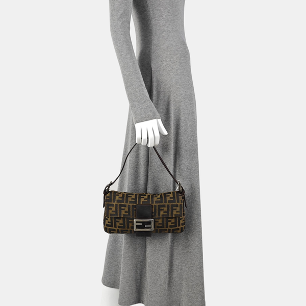 Baguette Medium Canvas Brown