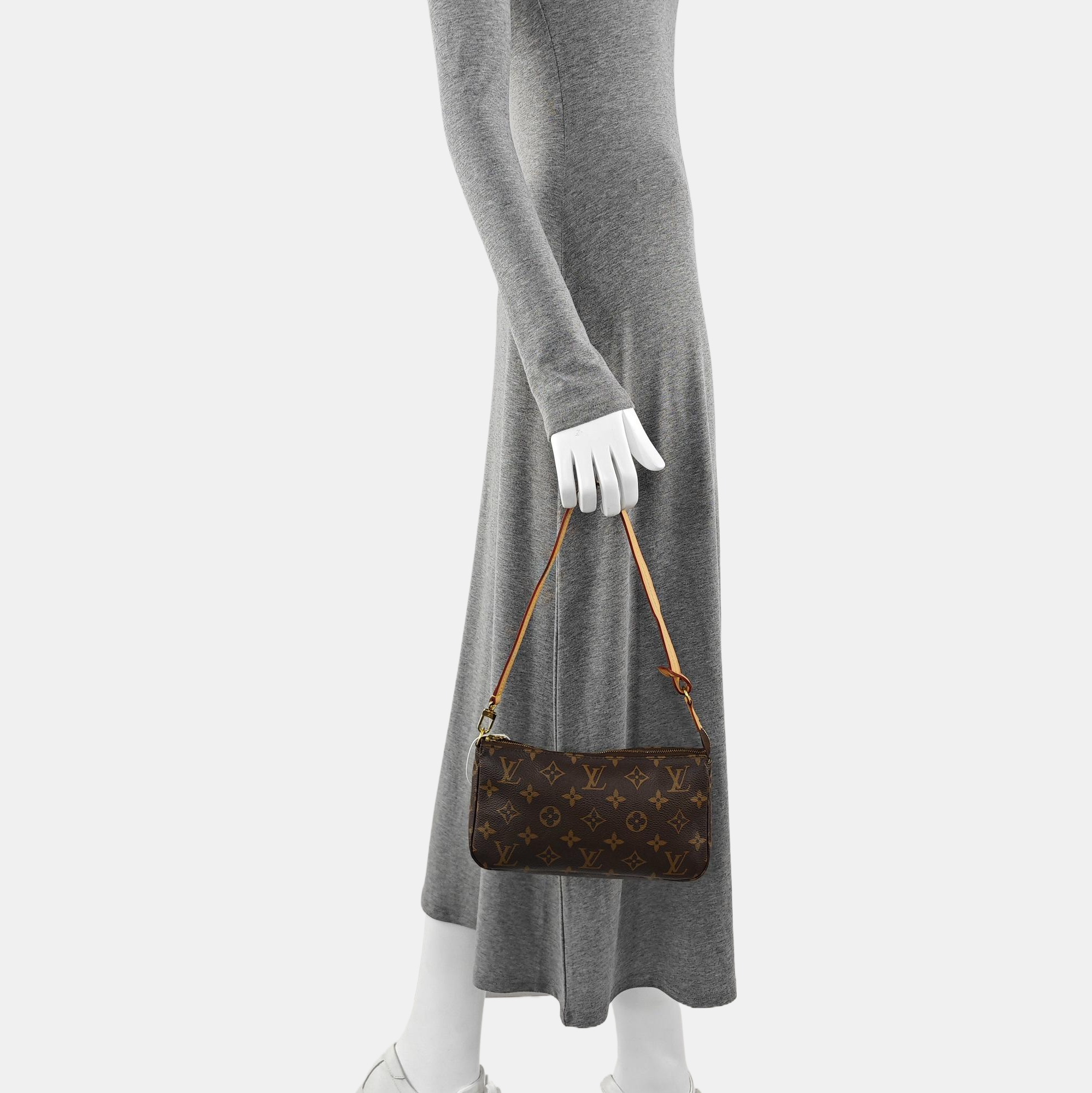 ACCESSOIRES Monogram Coated Canvas Brown