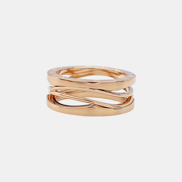B.ZERO1 18k Rose Gold Ring EU 60