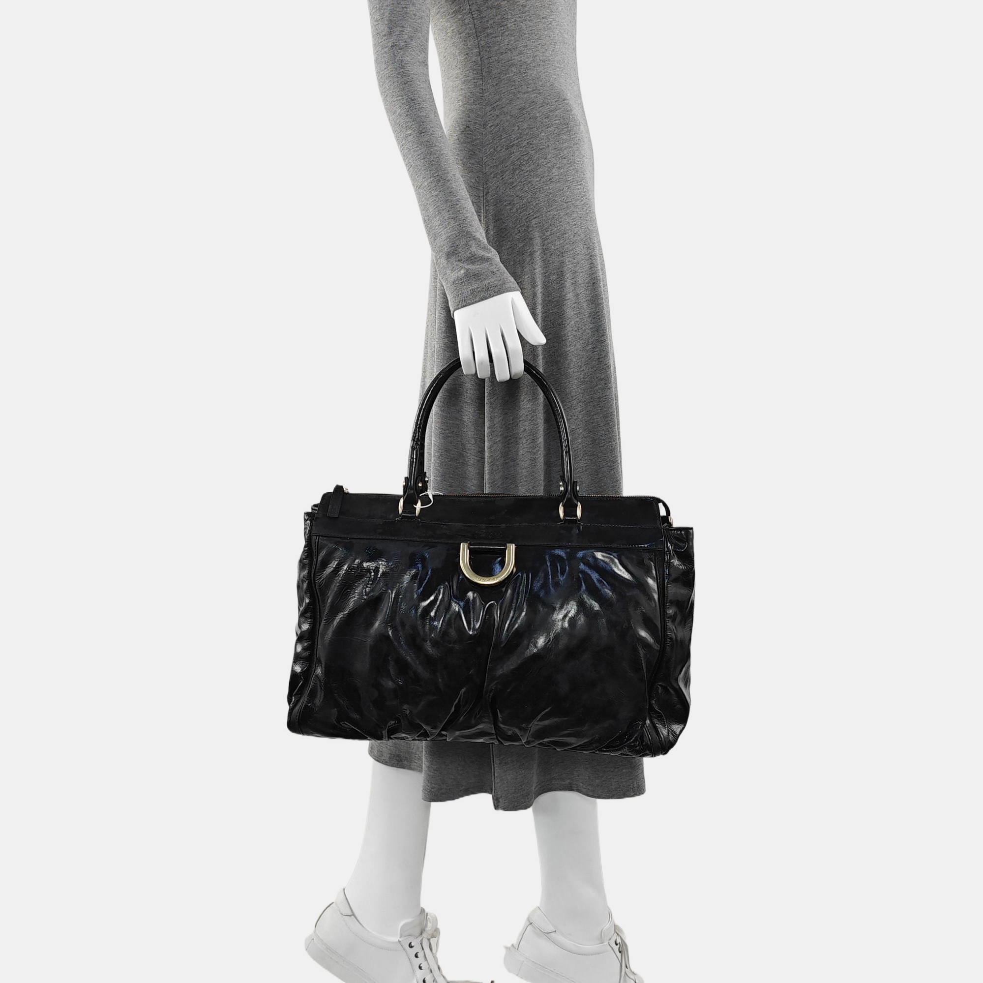 Abbey Patent Leather Black