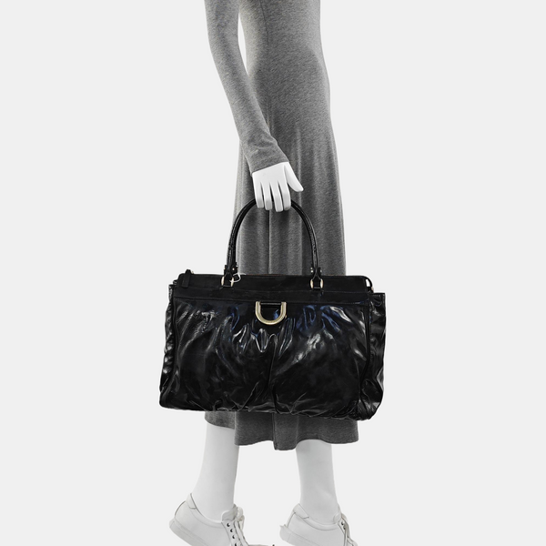 Abbey Patent Leather Black