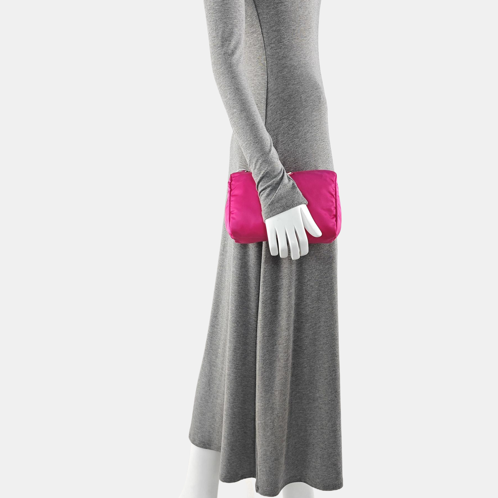 Nylon Clutch Red