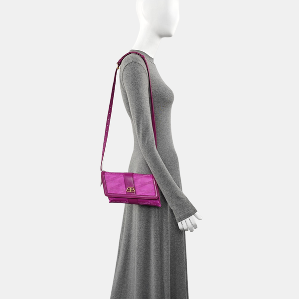 Nylon Shoulder Bag Pink
