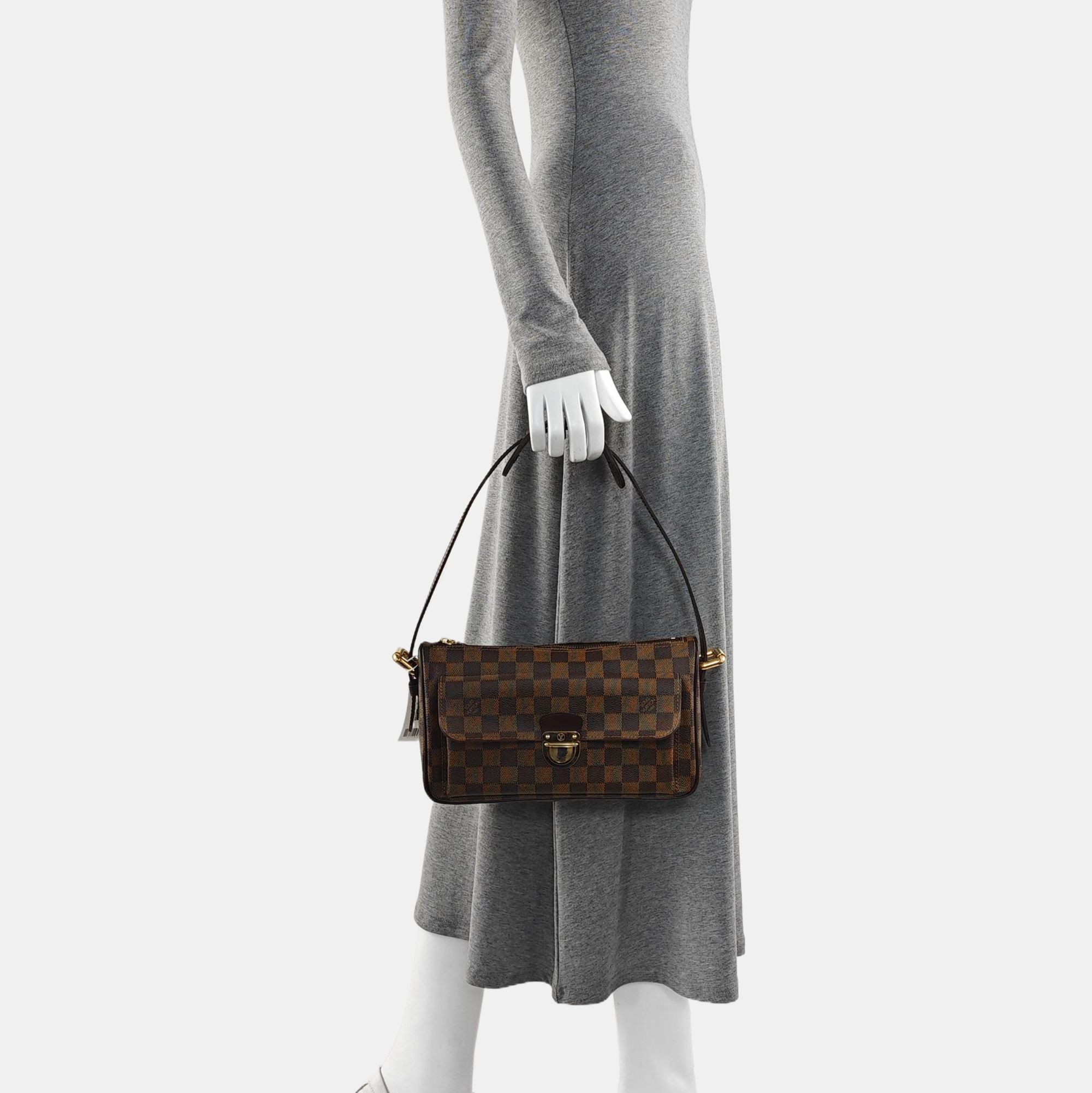 RAVELLO GM Damier Ebene Coated Canvas Brown
