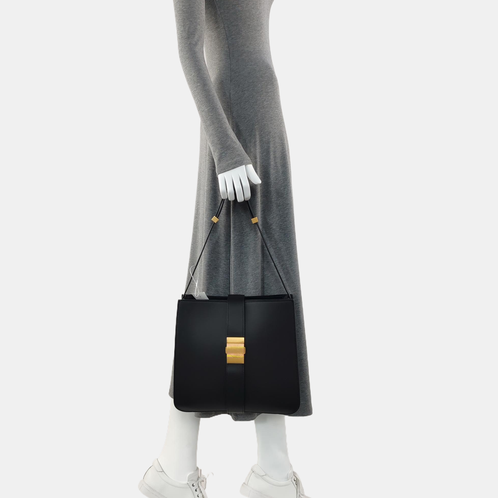 Marie Lambskin Black