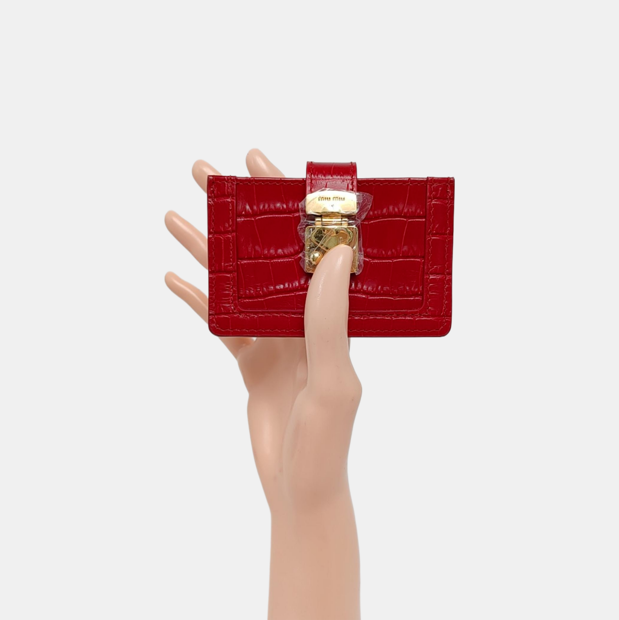 Calfskin Wallet Red