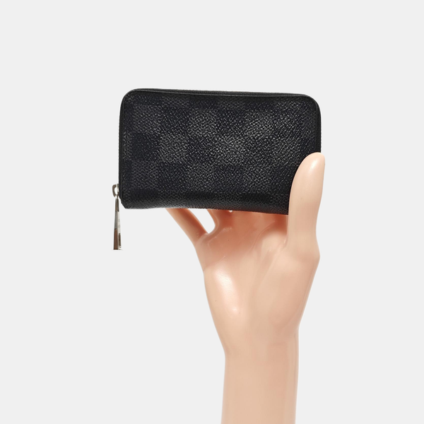 Damier Graphite Coated Canvas Wallet Gray