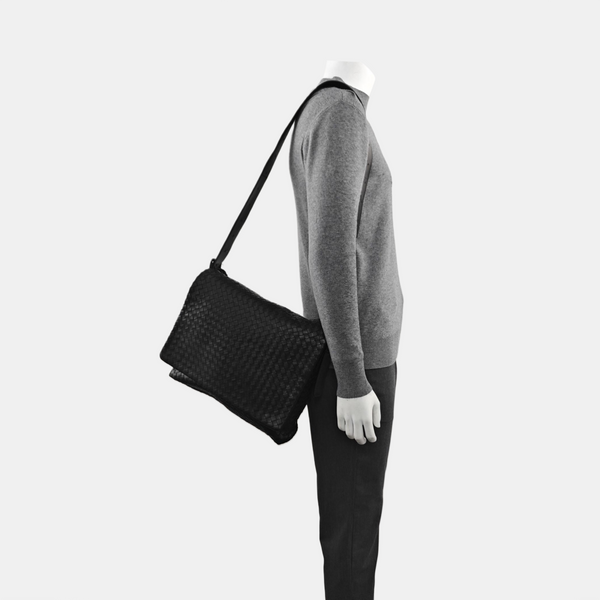 Calfskin Shoulder Bag Black
