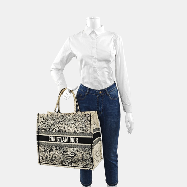 Book Tote Large Fabric Multicolor