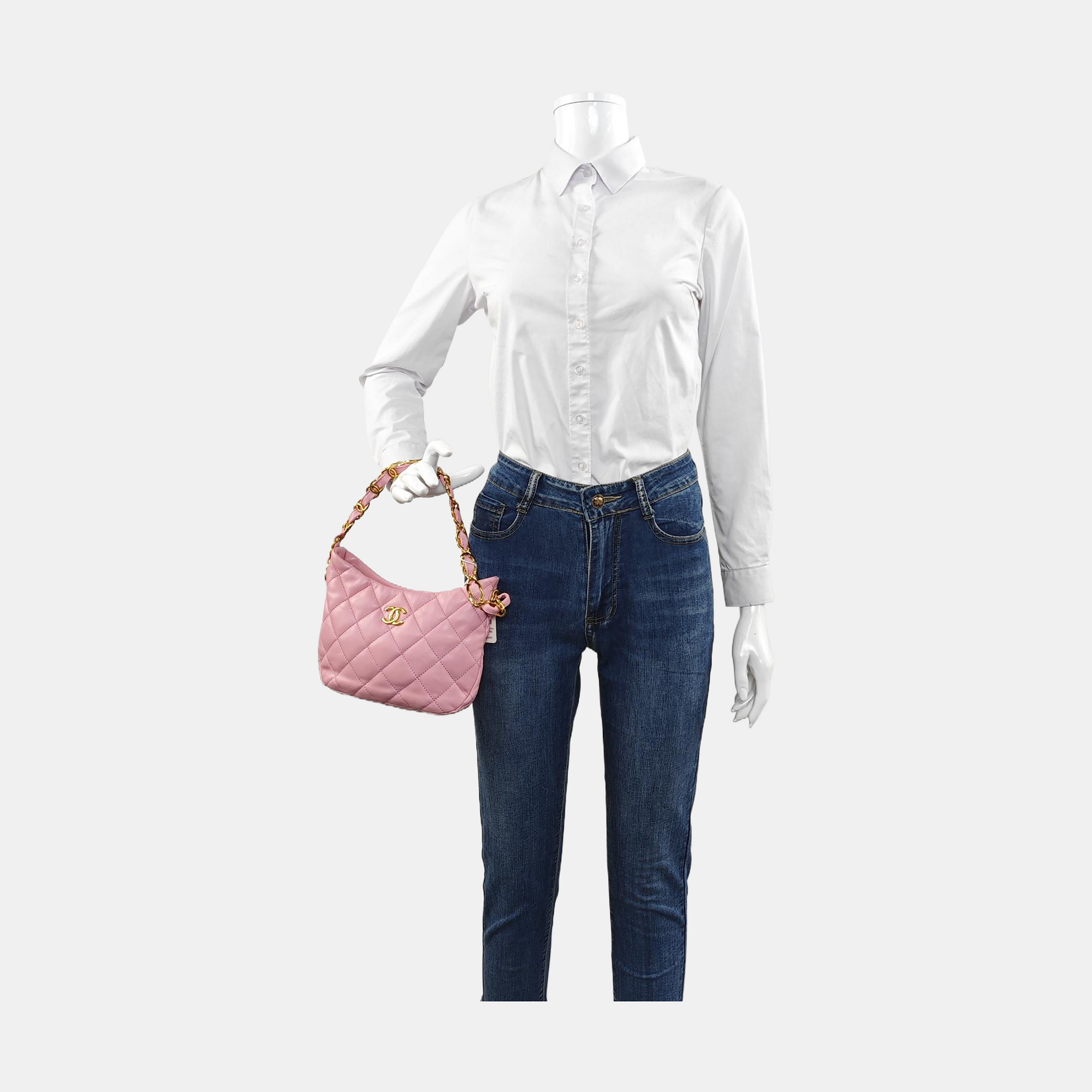 HOBO Quilted Lambskin Pink