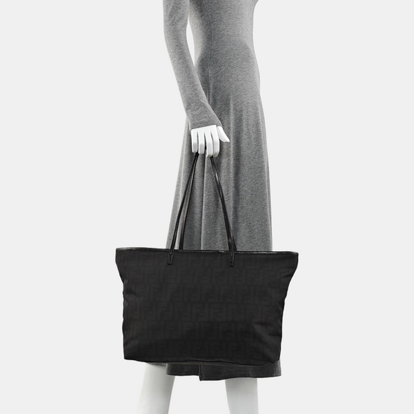 Fabric Tote Bag Brown