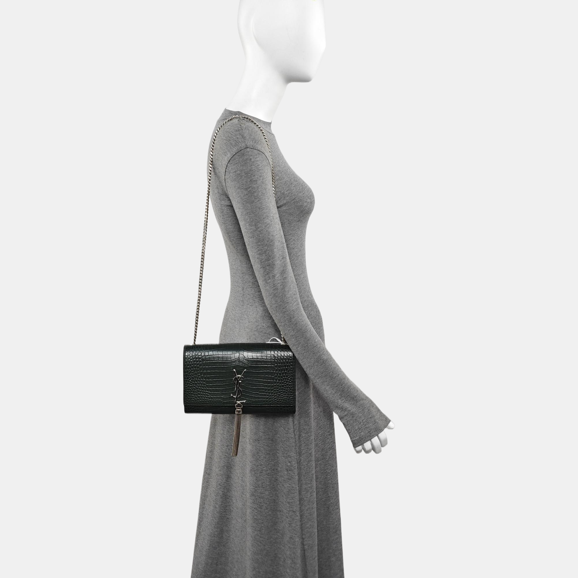 KATE Medium Calfskin Green