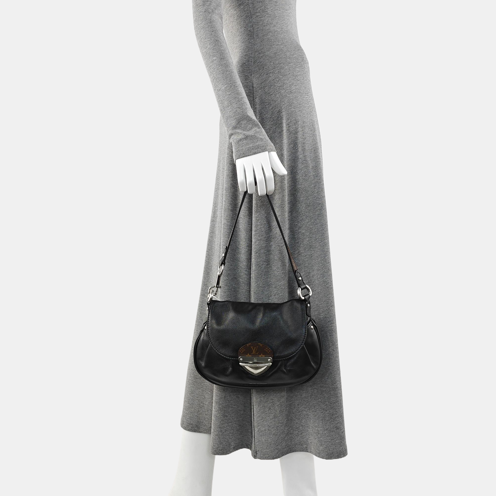 SUNSET Monogram Lambskin Black