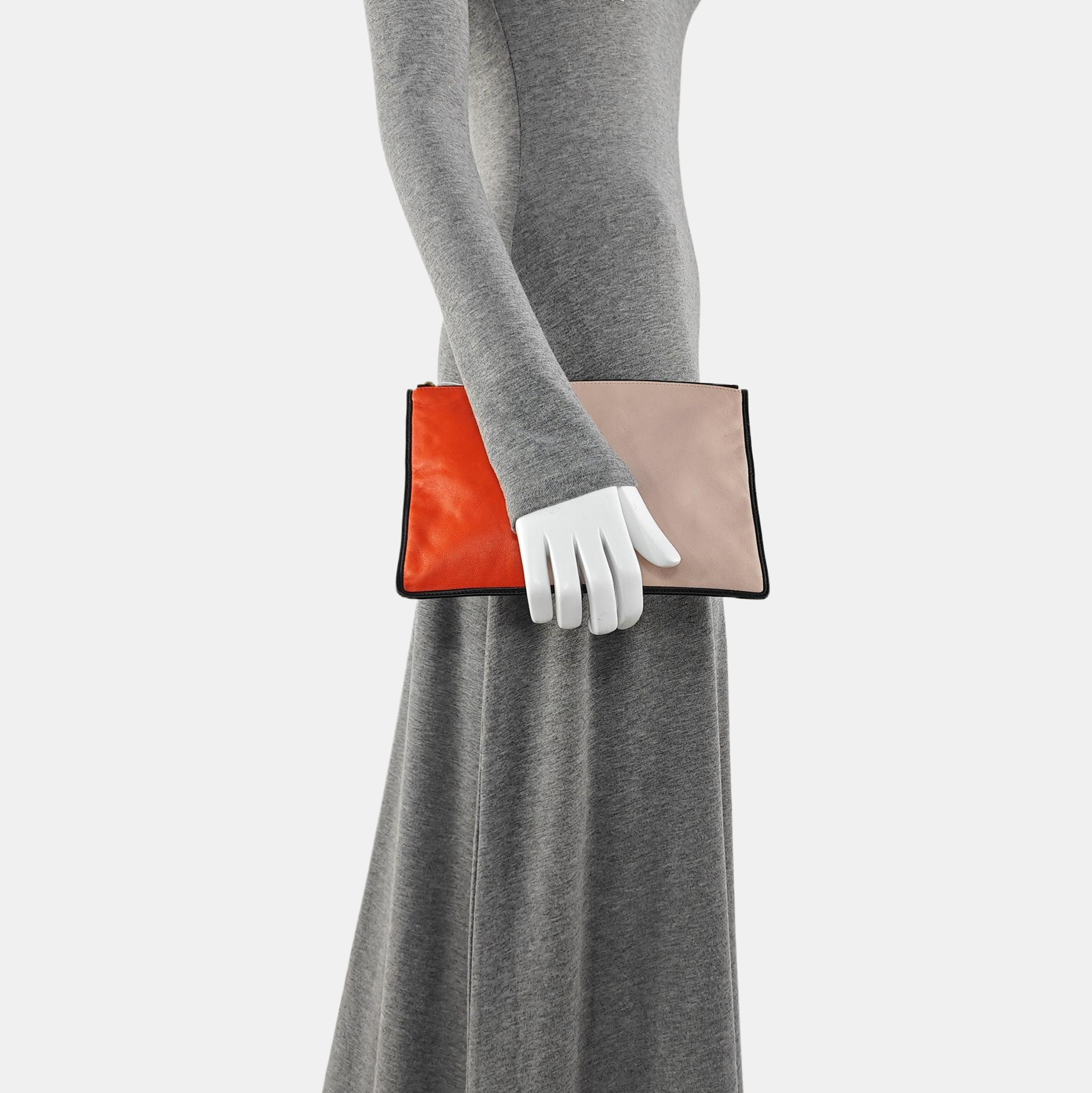 Calfskin Clutch Multicolor